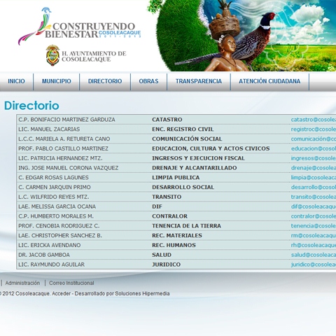 Portal municipal de Cosoleacaque